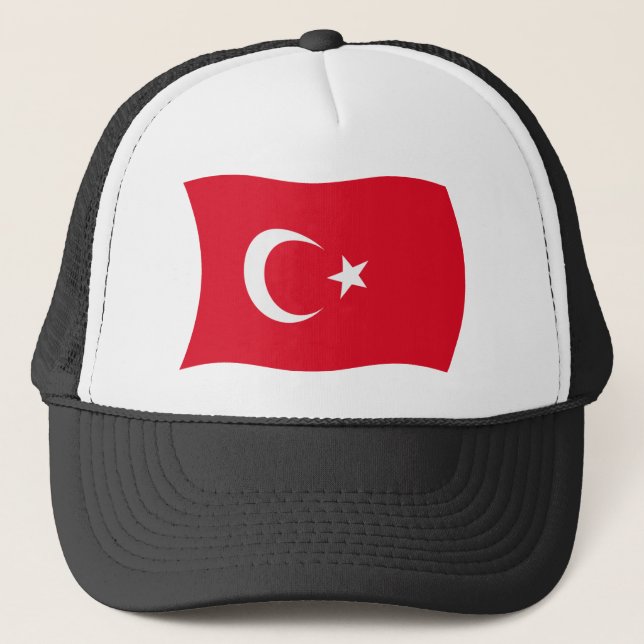 Turkiet Flagga Hat Keps (Framsida)