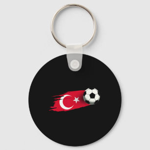 Turkiet Flagga Jersey Turkiska fotbollslaget Turki Nyckelring