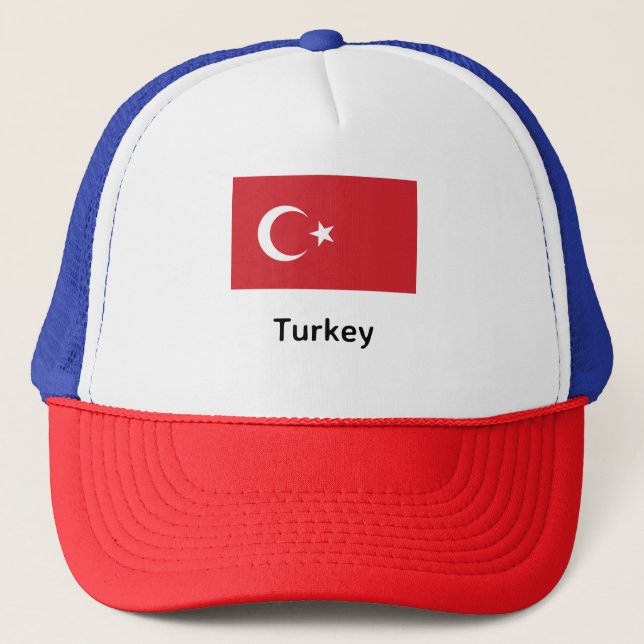 Turkiet Flagga Keps (Framsida)
