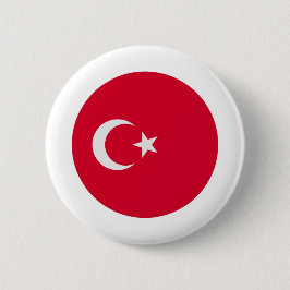 Turkiet Flagga Knapp
