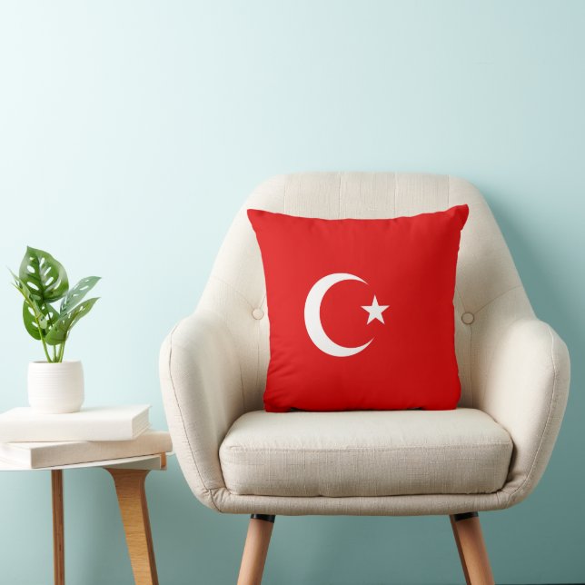 Turkiet flagga kudde (Stol)