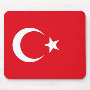 Turkiet Flagga Musmatta