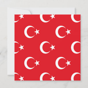 Turkiet Flagga Spara Datumet