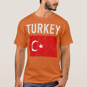 Turkiet flagga t shirt