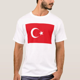 Turkiet Flagga T Shirt