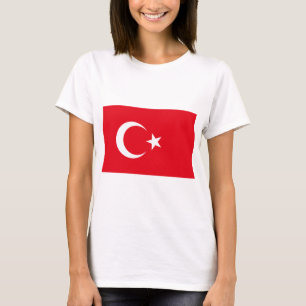 Turkiet Flagga T Shirt