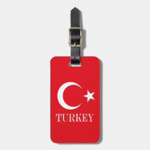 Turkiet flagga turkiska bagagebricka
