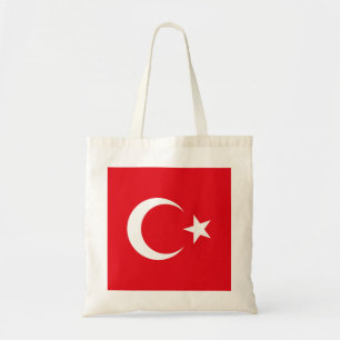 Turkiet flagga tygkasse