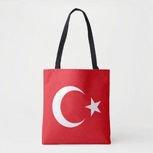 Turkiet Flagga Tygkasse