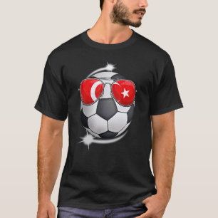 Turkiet Football Fläkt Sunglass Soccer Turk T Shirt