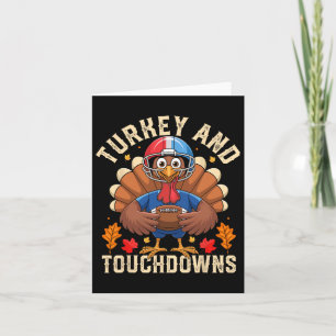 Turkiet Football Småbarn Kids Thanksgiving Shirts Kort