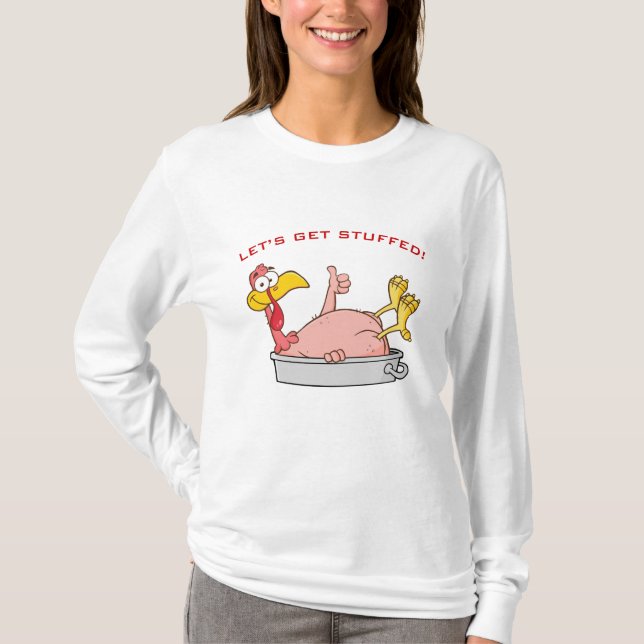 Turkiet förberedde för middag tee shirt (Framsida)