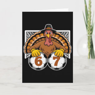 Turkiet Fotboll 67 Meme Rolig Thanksgiving Sport D Kort