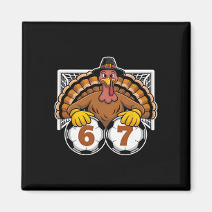 Turkiet Fotboll 67 Meme Rolig Thanksgiving Sport D Magnet