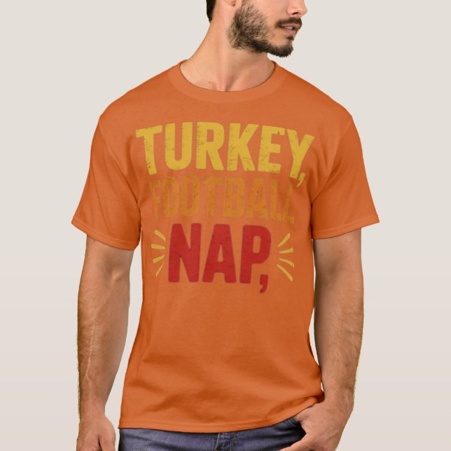 Turkiet, fotbollen, Nap-Thanksgivingen T Shirt (Framsida)