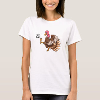 Turkiet Fotbolls-Thanksgiving Turkiet spelar fotbo T Shirt