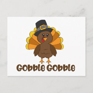 Turkiet Gobble Gobble Vykort