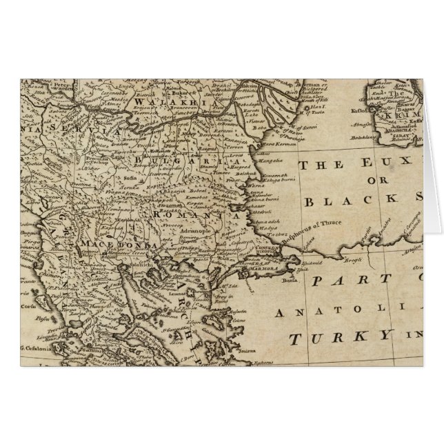 Turkiet Hälsningskort (Framsidan Horizontal)