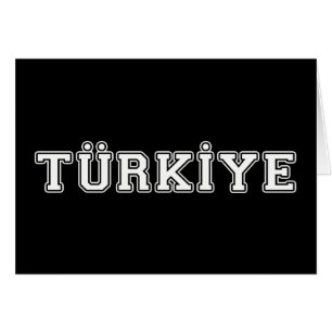 Turkiet Hälsningskort