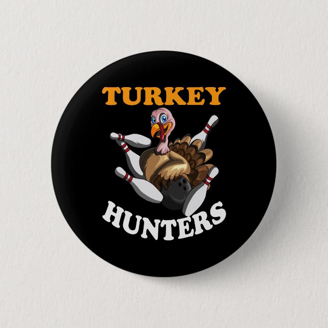 Turkiet Hunters Turkey Thanksgiving Bowling Hn Bow Knapp (Framsida)