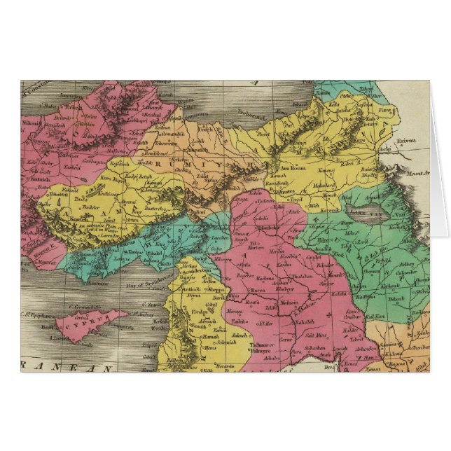 Turkiet i Asien 3 Hälsningskort (Framsidan Horizontal)