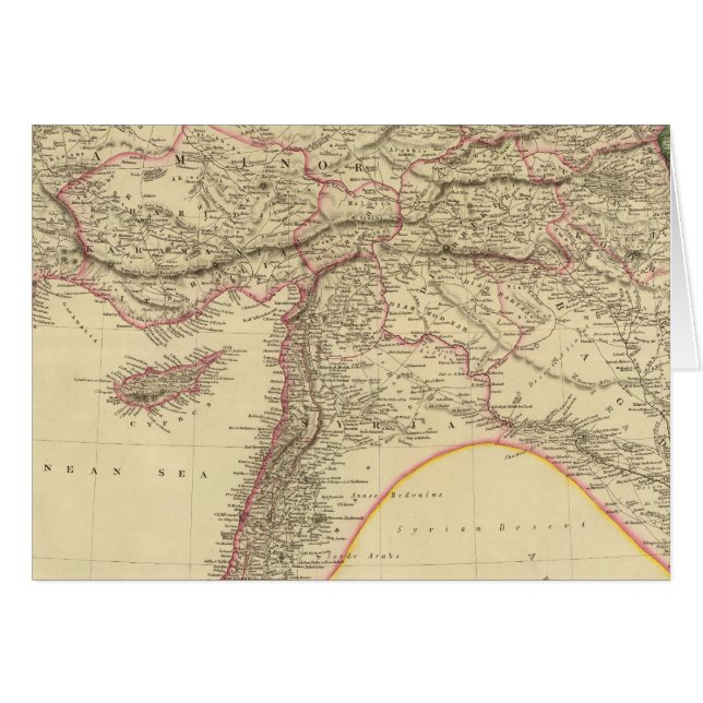 Turkiet i Asien 3 Hälsningskort (Framsidan Horizontal)