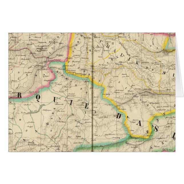 Turkiet i Asien 51 Hälsningskort (Framsidan Horizontal)