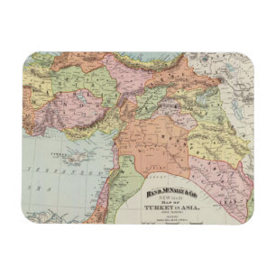 Turkiet i Asien 6 Magnet