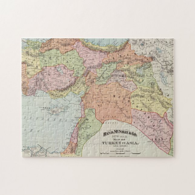 Turkiet i Asien 6 Pussel (Horisontell)