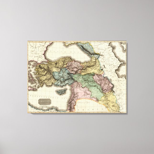 Turkiet i Asien Canvastryck (Framsida)