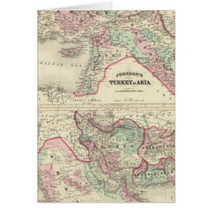 Turkiet i Asien, Persien, Arabien och Beloochistan Hälsningskort