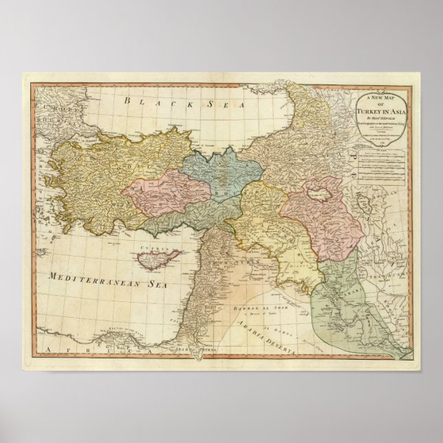 Turkiet i Asien Poster (Framsidan)