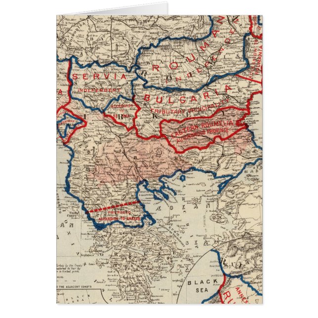 Turkiet i Europa 10 Hälsningskort (Framsidan)