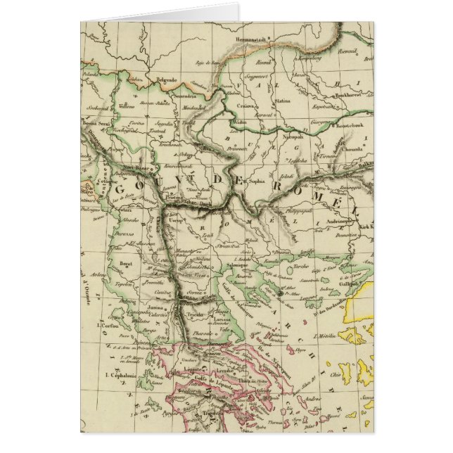 Turkiet i Europa 2 Hälsningskort (Framsidan)