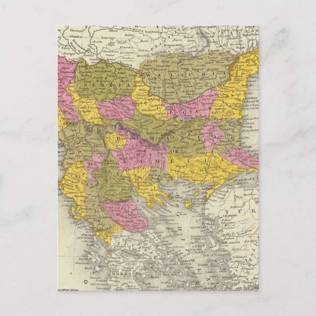 Turkiet i Europa 3 Vykort (Framsida)