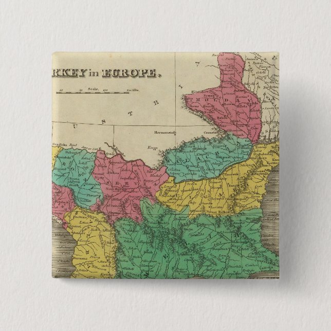 Turkiet i Europa Knapp (Framsida)