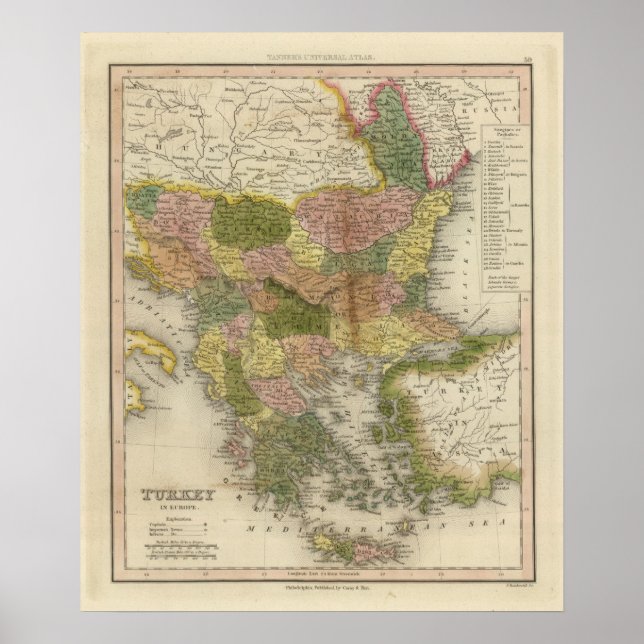 Turkiet i Europa Poster (Framsidan)