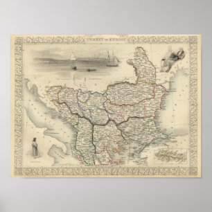 Turkiet i Europa Poster