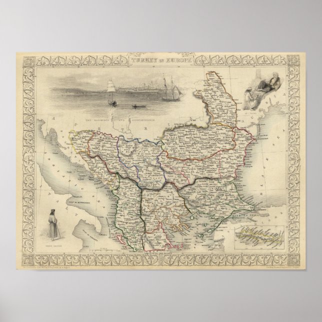 Turkiet i Europa Poster (Framsidan)