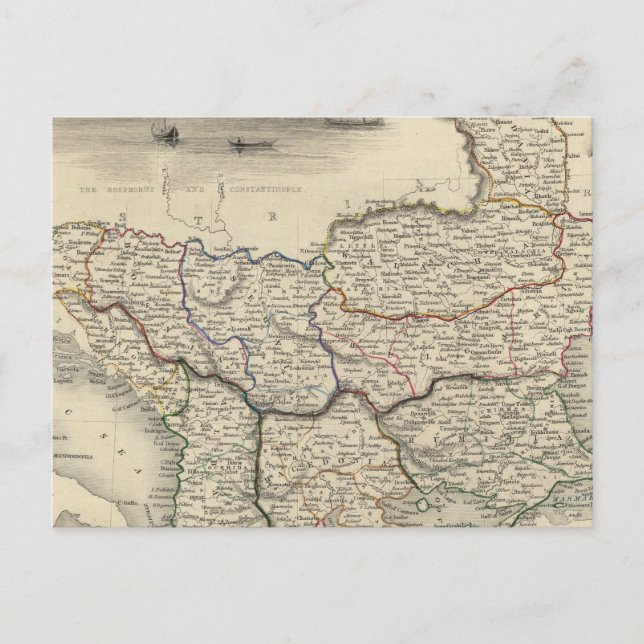 Turkiet i Europa Vykort (Framsida)