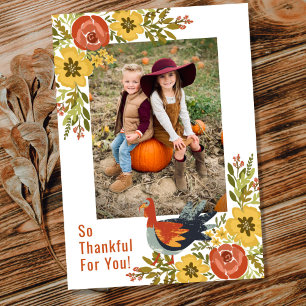 Turkiet i Garden-Thanksgivingen Inbjudningar