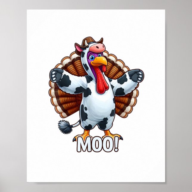 Turkiet i kostrummet, Moo Funny Thanksgiving _3 Poster (Framsidan)