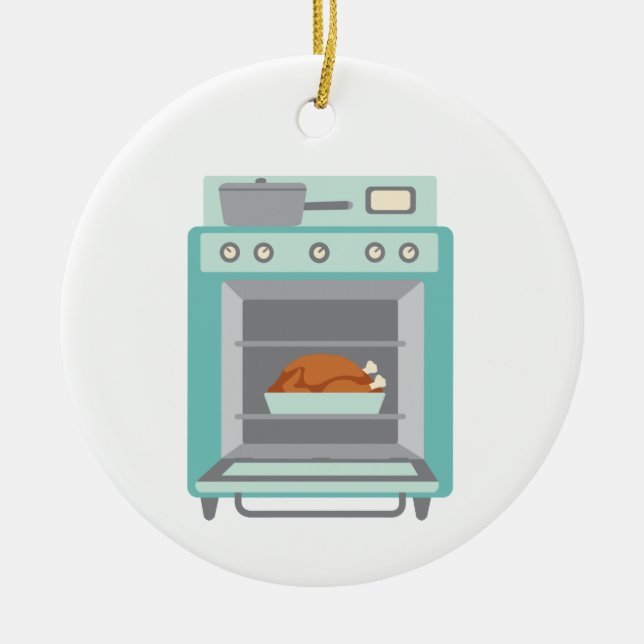 Turkiet i Oven Julgransprydnad Keramik (Framsidan)