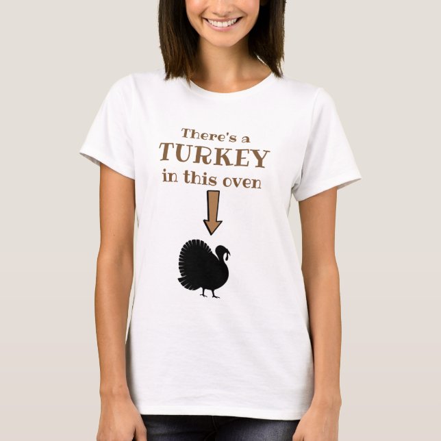Turkiet i ugnsskjortan t-shirt (Framsida)