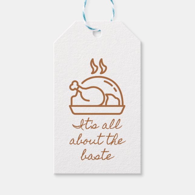 Turkiet-ikonen Alla om Thanksgivingen Klistra in Presentetikett (Framsidan)