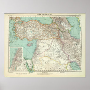 Turkiet Irak, Asien Poster