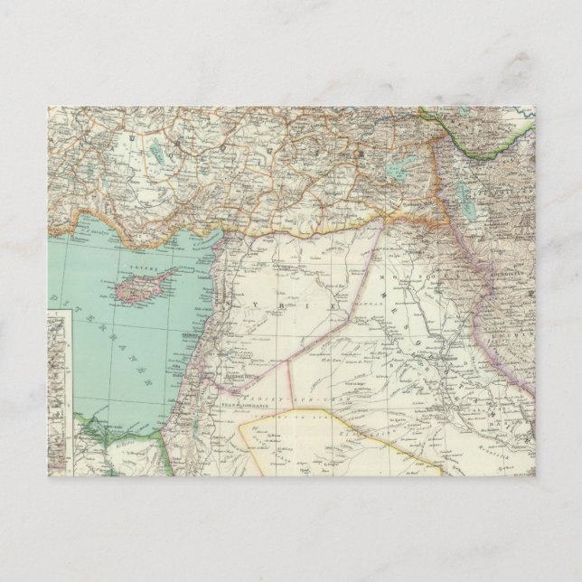Turkiet, Irak, Asien Vykort (Framsida)