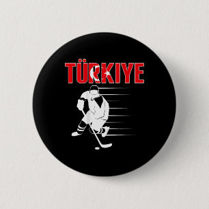 Turkiet Ishockeyälskare Tröja - Turkisk Hockey Knapp