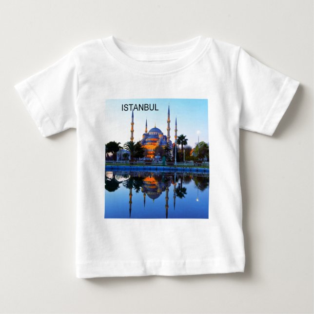Turkiet Istanbul blåttmoské (St.K) Tee (Framsida)