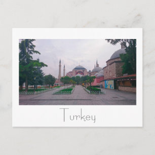 Turkiet Istanbul Cityscape Street Architecture Vykort